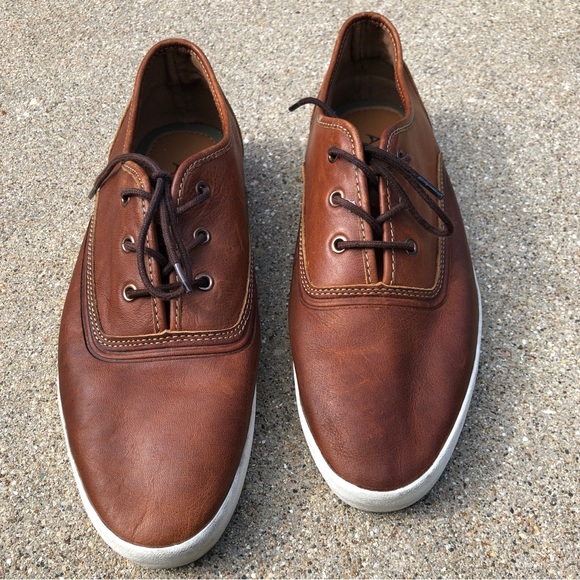 Aldo Men’s Sneakers Cognac color Size 8 - Picture 2 of 7